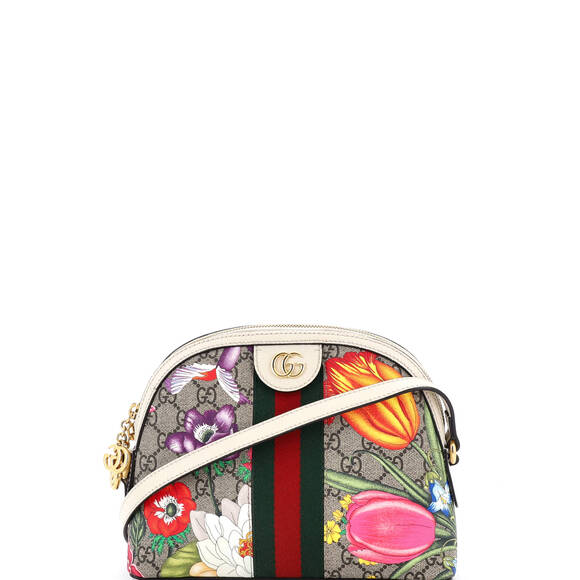 Gucci Handbags - Gucci Ophidia Dome Shoulder Bag Flora #229414G12B